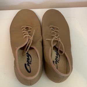 Capezio EJ1A Jazz Shoes - TAN/CARAMEL